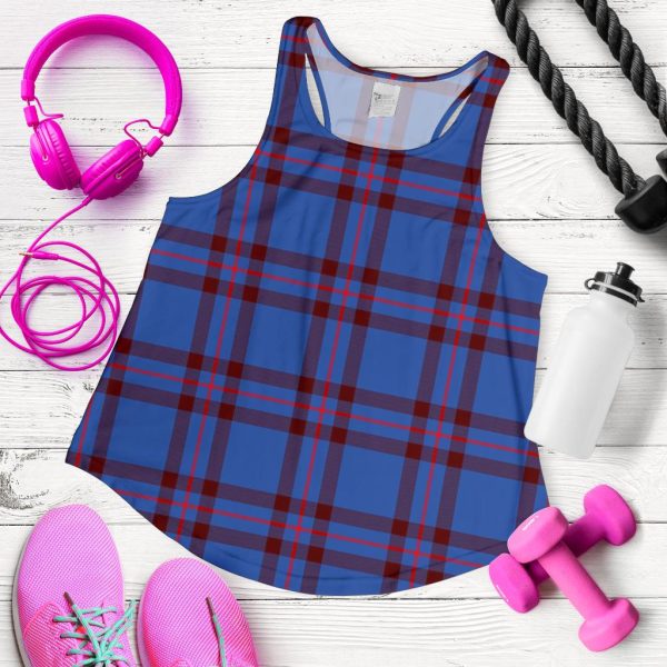 Elliot Modern Tartan Women Racerback Tank Top For Discount - Image 5