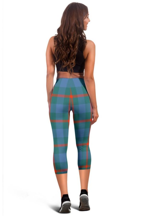Agnew Family Tartan Capris Leggings Hot on Sale - Image 2
