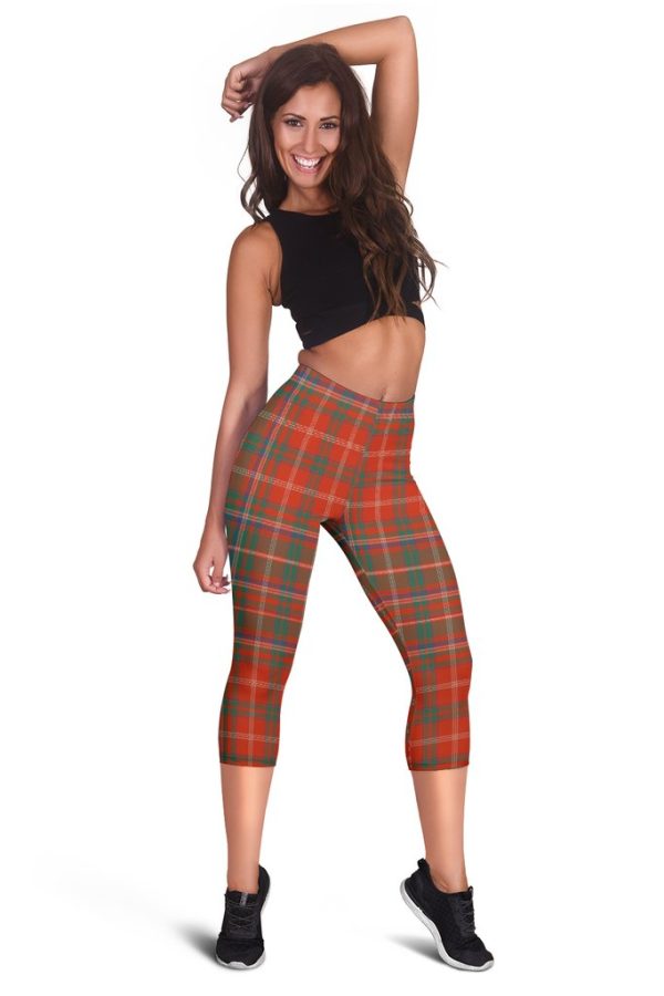 MacDougall Family Ancient Tartan Capris Leggings Discount - Image 3