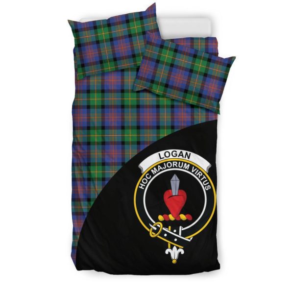 Logan Ancient Tartan Crest Bedding Set - Wave Style Discount - Image 3