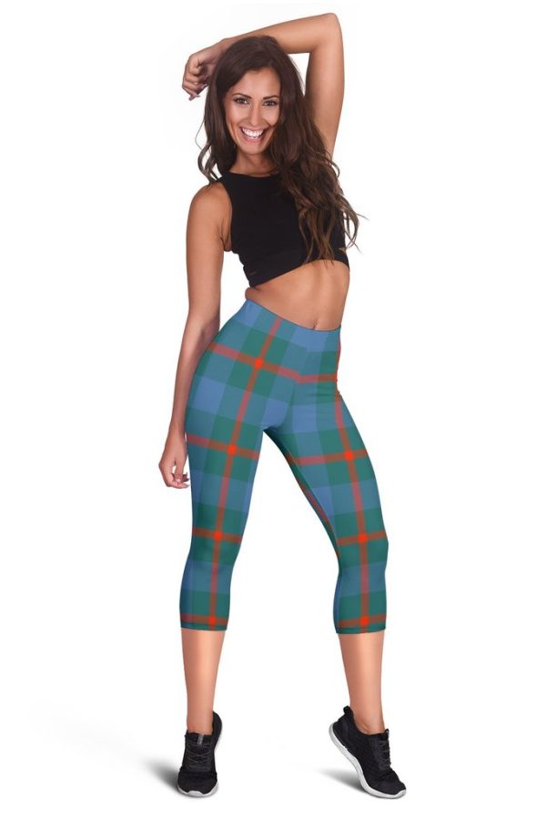 Agnew Family Tartan Capris Leggings Hot on Sale - Image 3