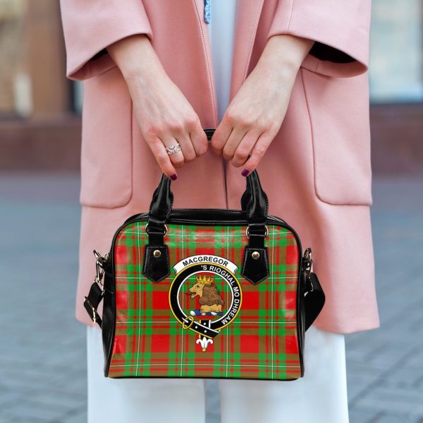 MacGregor Modern Tartan Crest Shoulder Handbags For Cheap - Image 3