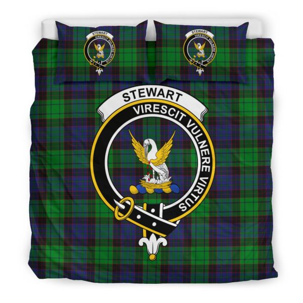 Stewart (High Stewards) Family Tartan Crest Bedding Set Fashion