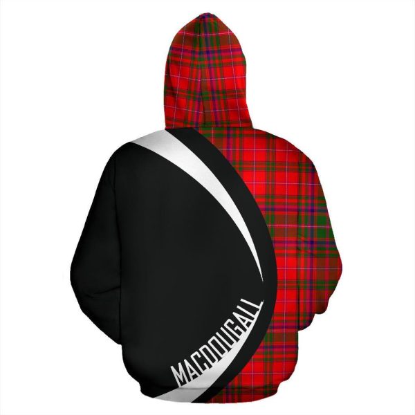 MacDougall Modern Tartan Crest Zipper Hoodie - Circle Style For Discount - Image 2