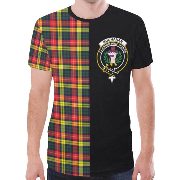 Buchanan Family Modern Tartan T-shirt - Half In Me Style Sale