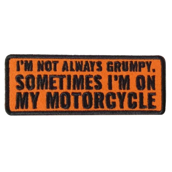 Hot Leathers I m Not Always Grumpy Patch PPW1113 Hot on Sale