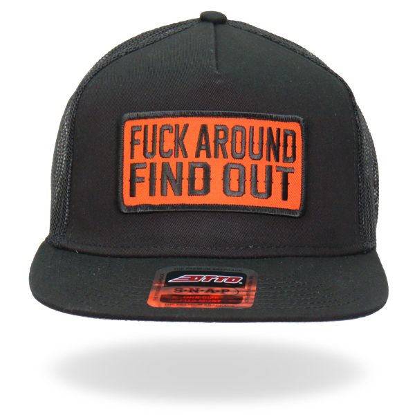 Hot Leathers GSH2010 Fuck Around Find Out Snapback Hat Online Hot Sale - Image 3